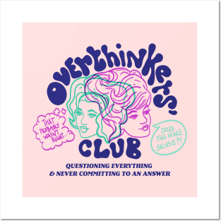 Overthinkers' Club Posters and Art